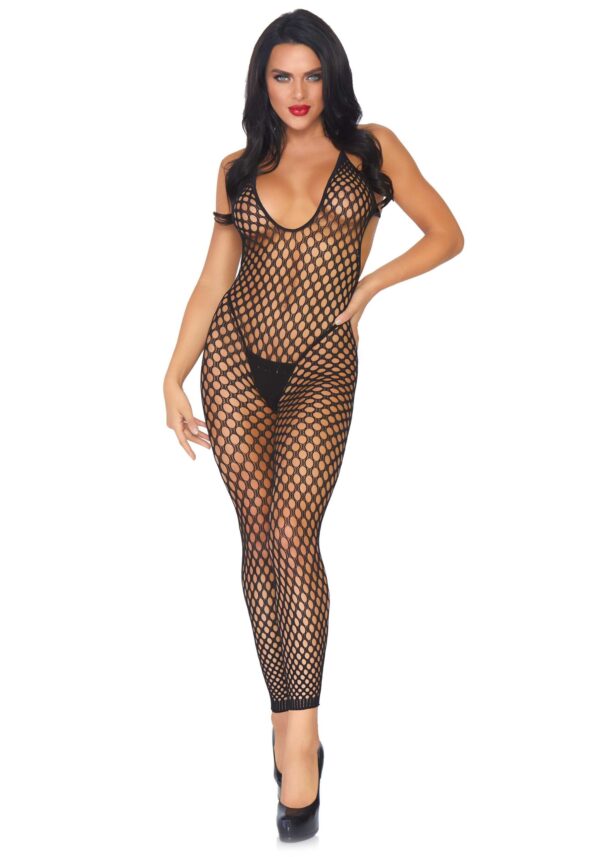 Bodystocking a rete senza piede - immagine 4