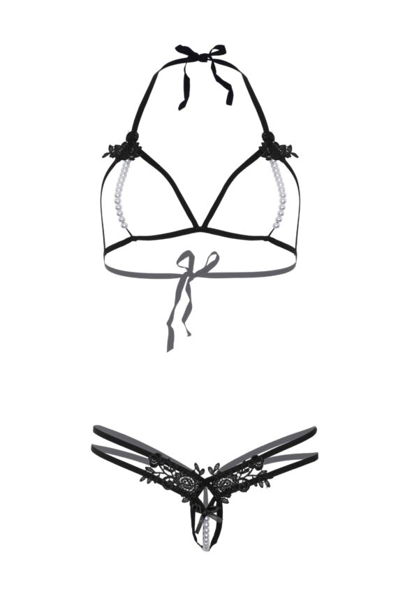 Set Reggiseno e slip perlato - immagine 4