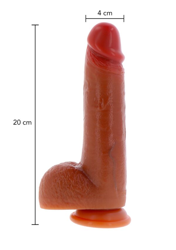 Foreskin Realistic Dildo Caramel - immagine 4