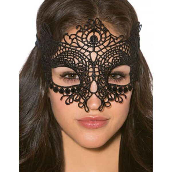 Maschera QUEEN LINGERIE In Pizzo Da Donna - immagine 3