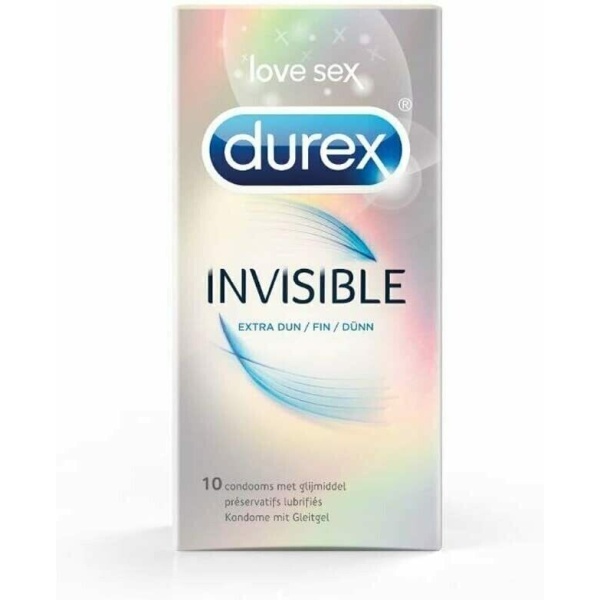 Profilattici Durex Invisible Conf.10pz  NL DE FR