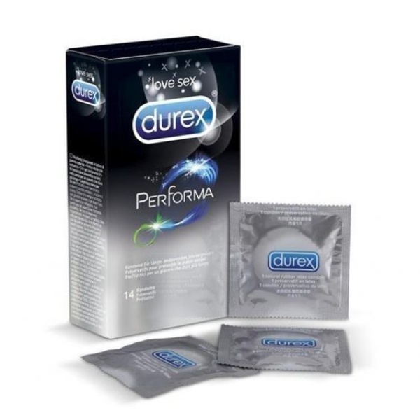 Profilattici Ritardanti Durex Performa Conf.14 Pz