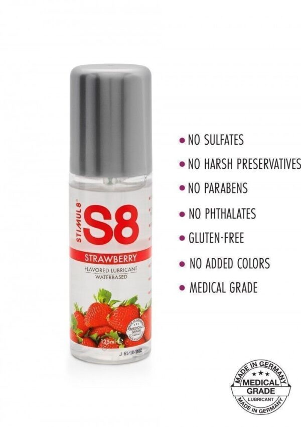 S8 WB Lubrificante Fragola Aromatizzato 125ml - immagine 3