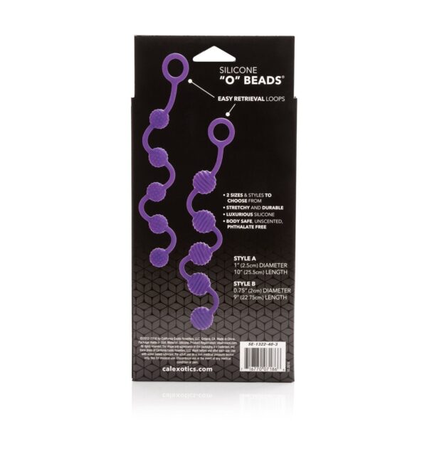 Perline Anali In Silicone Morbido Viola - immagine 4