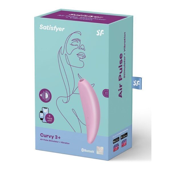 Stimolatore Satisfyer Curvy3 + Rosa - immagine 5