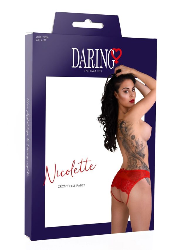 Nicolette slip senza cavallo Red - immagine 5