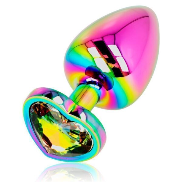 Plug Anale Cuore Iridescente L - immagine 3