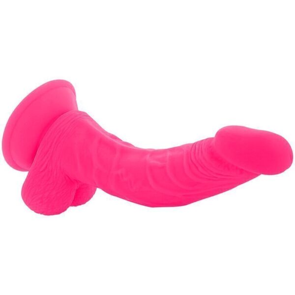 Dildo Flessibile Con Vibrazione 21,5 CM - Rosa - immagine 8