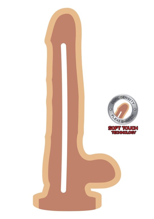 Dildo 8inch Realistico a doppia densità soft - immagine 3