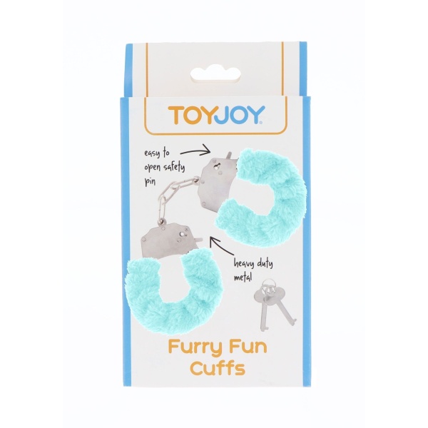 Manette Peluche Furry Fun Azzurro - immagine 3