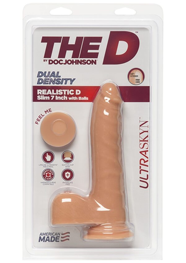 The D Realistic ULTRASKYN Slim 7 'with Balls - immagine 3