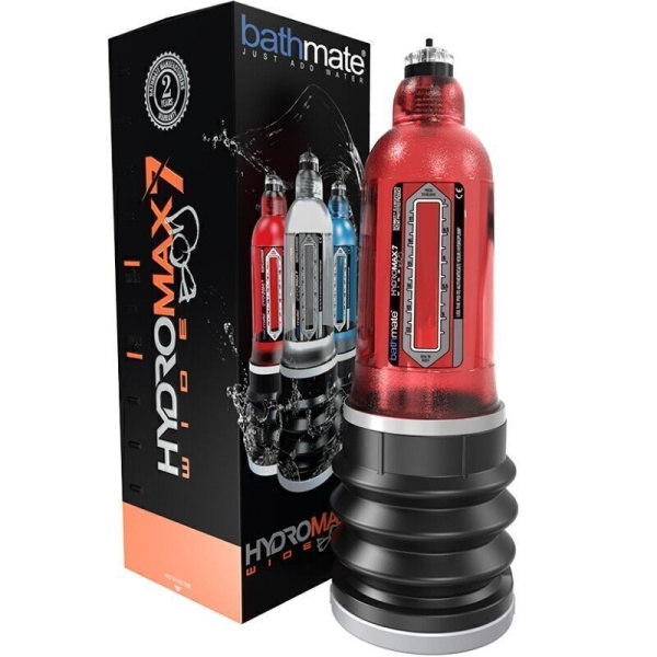 HYDROMAX 7 WIDE BOY Penis Pump Red